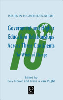 Government and higher education relationships across three continents : the winds of change /