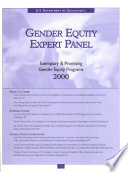 Exemplary & promising gender equity programs, 2000 /