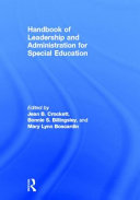 Handbook of leadership and administration for special education /