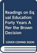 Forty years after the Brown decision : social and cultural effects of school desegregation /