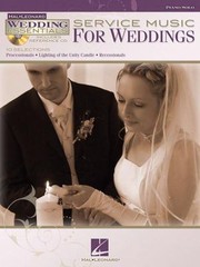 Service music for weddings : piano solos.