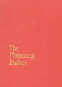 The plainsong Psalter /