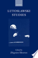 Lutosławski studies /