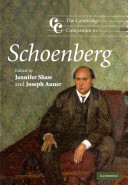 The Cambridge companion to Schoenberg