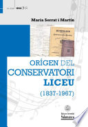 Orígen del Conservatori Liceu (1837-1967) /