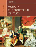 Anthology for music in the eighteenth century /