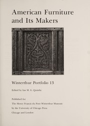 American furniture and its makers /