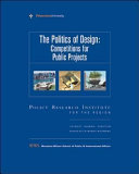 Politics of design : competitions for public projects/