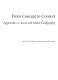 From concept to context : approaches to Asian and Islamic calligraphy /
