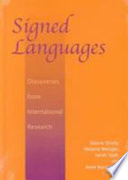 Signed languages : discoveries from international research /