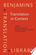 Translation in context : selected contributions from the EST Congress, Granada, 1998 /
