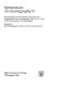 Symposium on Lexicography II : proceedings of the Second International Symposium on Lexicography, May 16-17, 1984 at the University of Copenhagen /