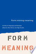 Form miming meaning : iconicity in language and literature /