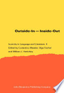 Outside-in, inside-out iconicity in language and literature 4 /