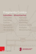 Calliade-Mnesimacos : introduzione, traduzione e commento /