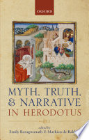 Myth, truth, and narrative in Herodotus /