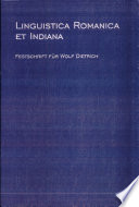 Linguistica romanica et indiana : Festschrift für Wolf Dietrich zum 60. Geburtstag /