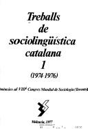 Treballs de sociolingüística catalana.