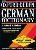 The Oxford-Duden German dictionary : German-English, English-German /