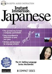 Instant immersion Japanese.