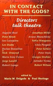 In contact with the gods? : directors talk theatre /