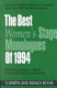 The best women's stage monologues of 1994 /