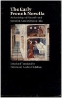 The early French novella; an anthology of fifteenth and sixteenth century tales /