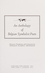 An Anthology of Belgian symbolist poets /