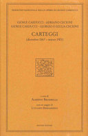 Carteggi : (dicembre 1867-marzo 1903) /