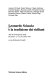 Leonardo Sciascia e la tradizione dei siciliani : atti del convegno di studi, Racalmuto, 21 e 22 novembre 1998 /