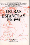 Letras españolas, 1976-1986 /