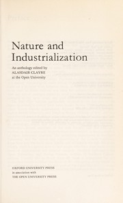 Nature and industrialization : an anthology /