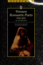 Women romantic poets : 1785-1832 : an anthology /