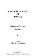 Critical survey of drama