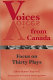 Voices from Canada : focus on thirty plays /