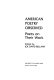 American poetry observed : poets on their work /