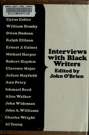 Interviews with Black Writers /