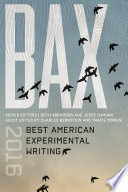 BAX : best American experimental writing.