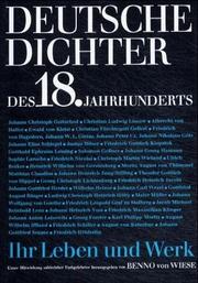 Deutsche Dichter des 18. Jahrhunderts : ihr Leben u. Werk /