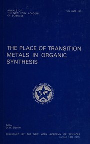 The place of transition metals in organic synthesis /