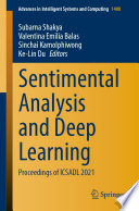 Sentimental analysis and deep learning : proceedings of ICSADL 2021 /