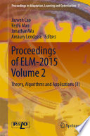 Proceedings of ELM-2015.