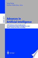 Advances in artificial intelligence : 16th Conference of the Canadian Society for Computational Studies of Intelligence, AI 2003, Halifax, Canada, June 11-13, 2003 : proceedings /