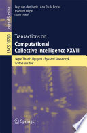 Transactions on Computational Collective Intelligence XXVIII