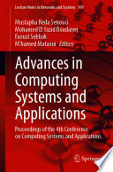 Advances in computing systems and applications : proceedings of the 4th Conference on Computing Systems and Applications /