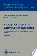 Conceptual graphs for knowledge representation : First International Conference on Conceptual Structures, ICCS'93, Quebec City, Canada, August 4-7, 1993 : proceedings /