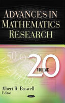 Advances in mathematics research.