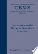 Introduction to the theory of valuations /