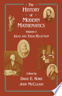 The history of modern mathematics : proceedings of the Symposium on the History of Modern Mathematics, Vassar College, Poughkeepsie, New York, June 20-24, 1989 /