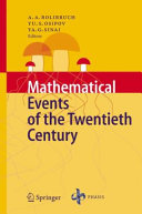 Mathematical events of the twentieth century /